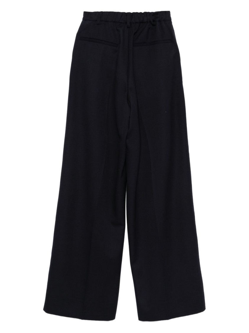 Soeur Wide-Leg High-Waist Frejus Trousers With Button Fastening And Side Pockets