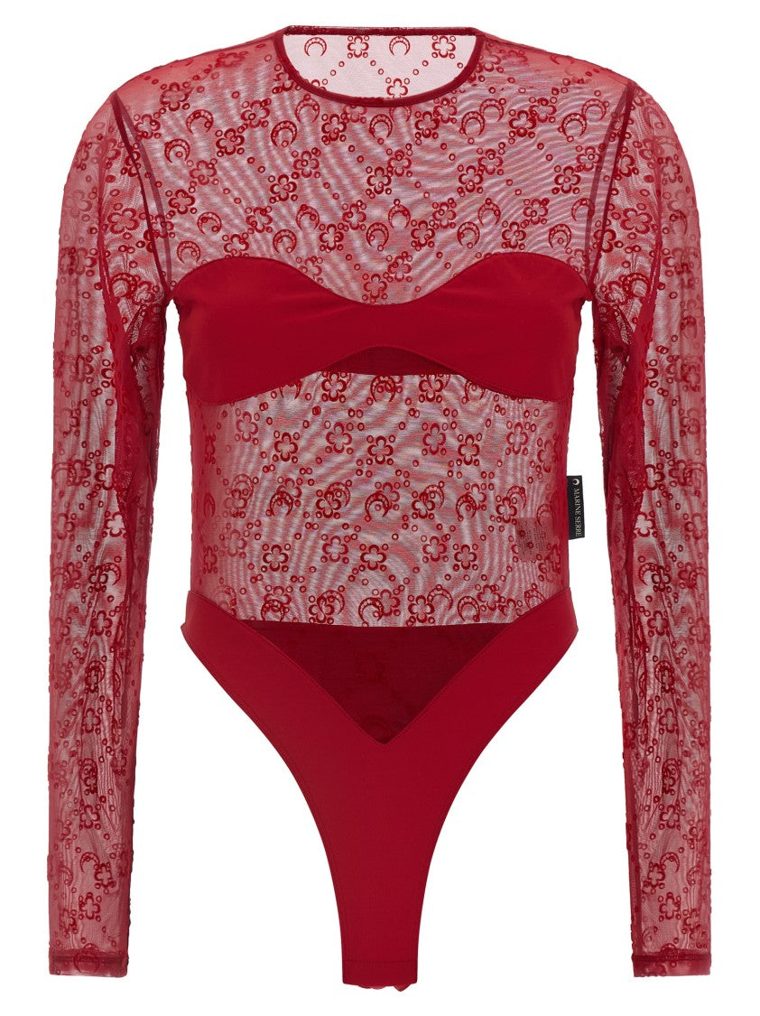 Marine Serre 'Moonogram' Bodysuit