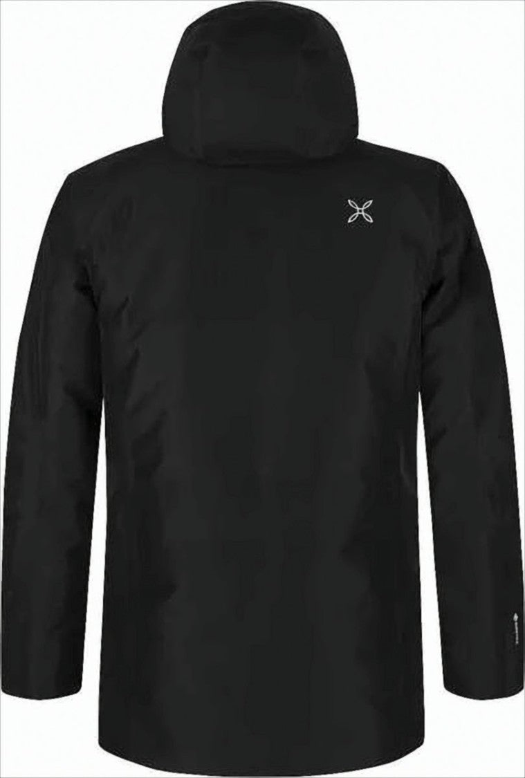 Montura Boxy Fit Black Montura Jacket With Hood And Zippered Pockets