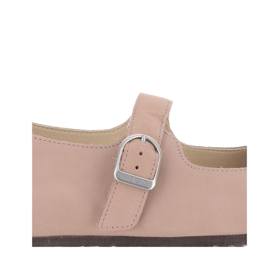 Birkenstock Santa Clarita Pink Nubuck Leather Slip-On Flats