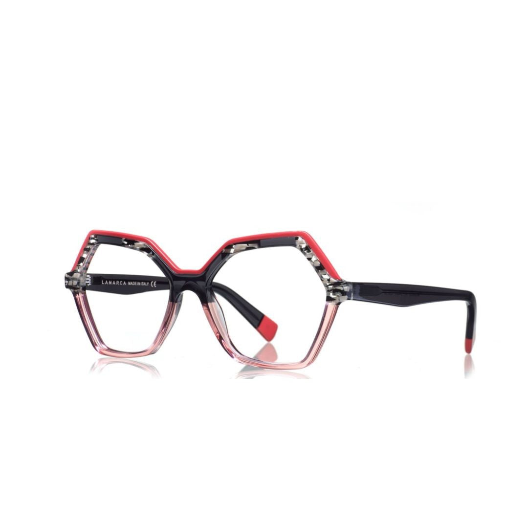 Lamarca Mosaico 147 Geometric Hexagonal Sunglasses With Mosaic Pattern