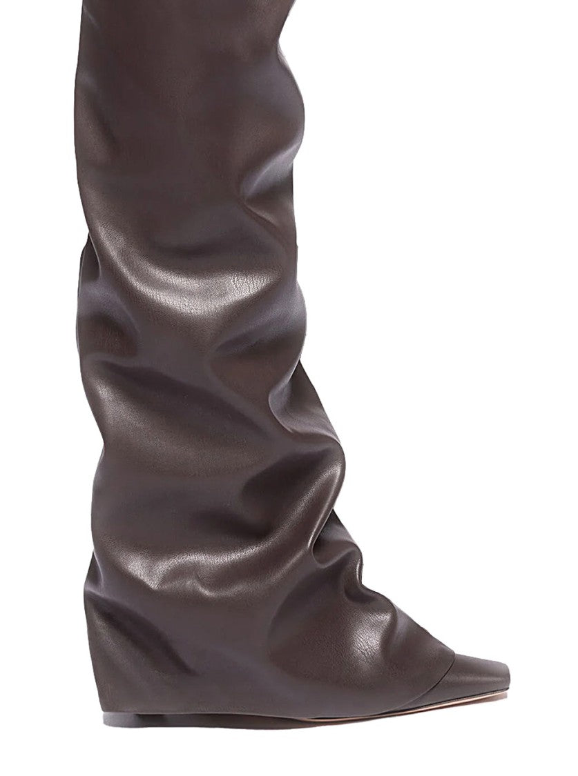 The Attico Robin Okt' Brown Boots