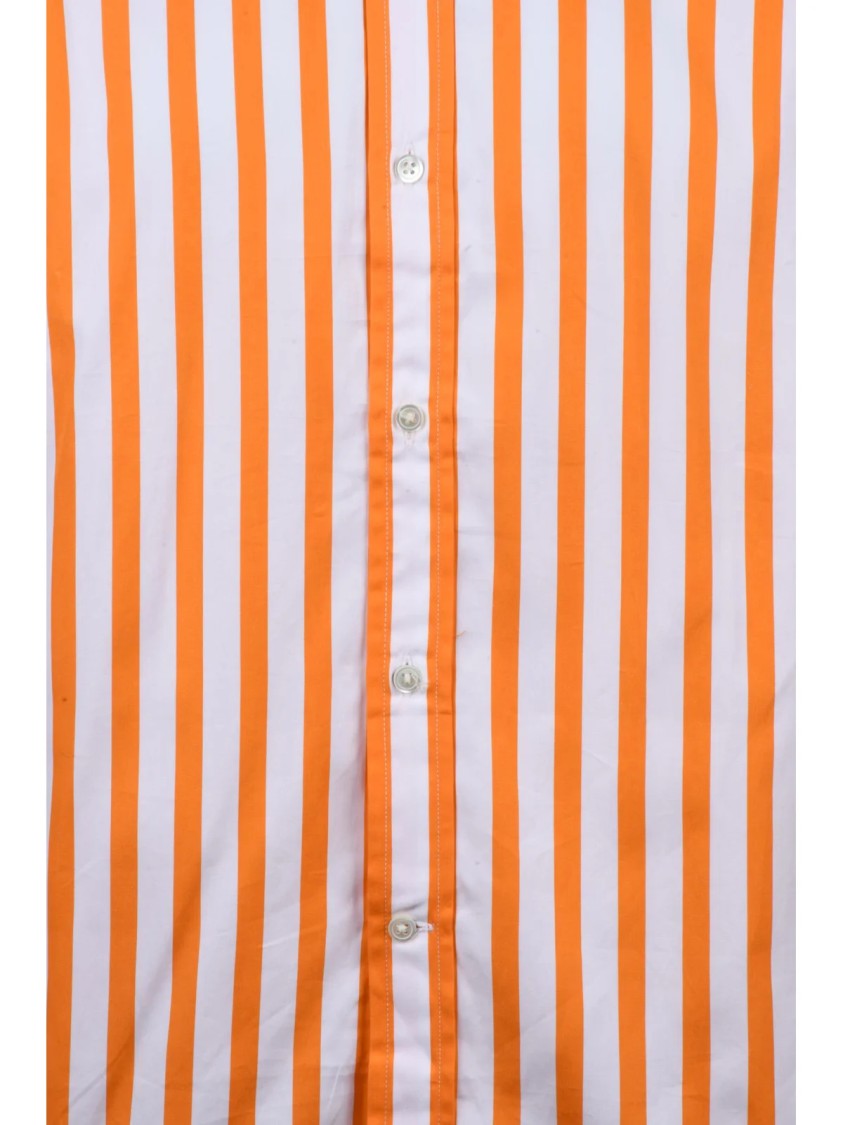 Polo Ralph Lauren Button-Down Cotton Shirt With Striking Vertical Stripes