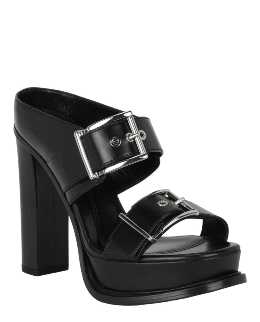 Alexander Mcqueen Boxcar Leather Sandals