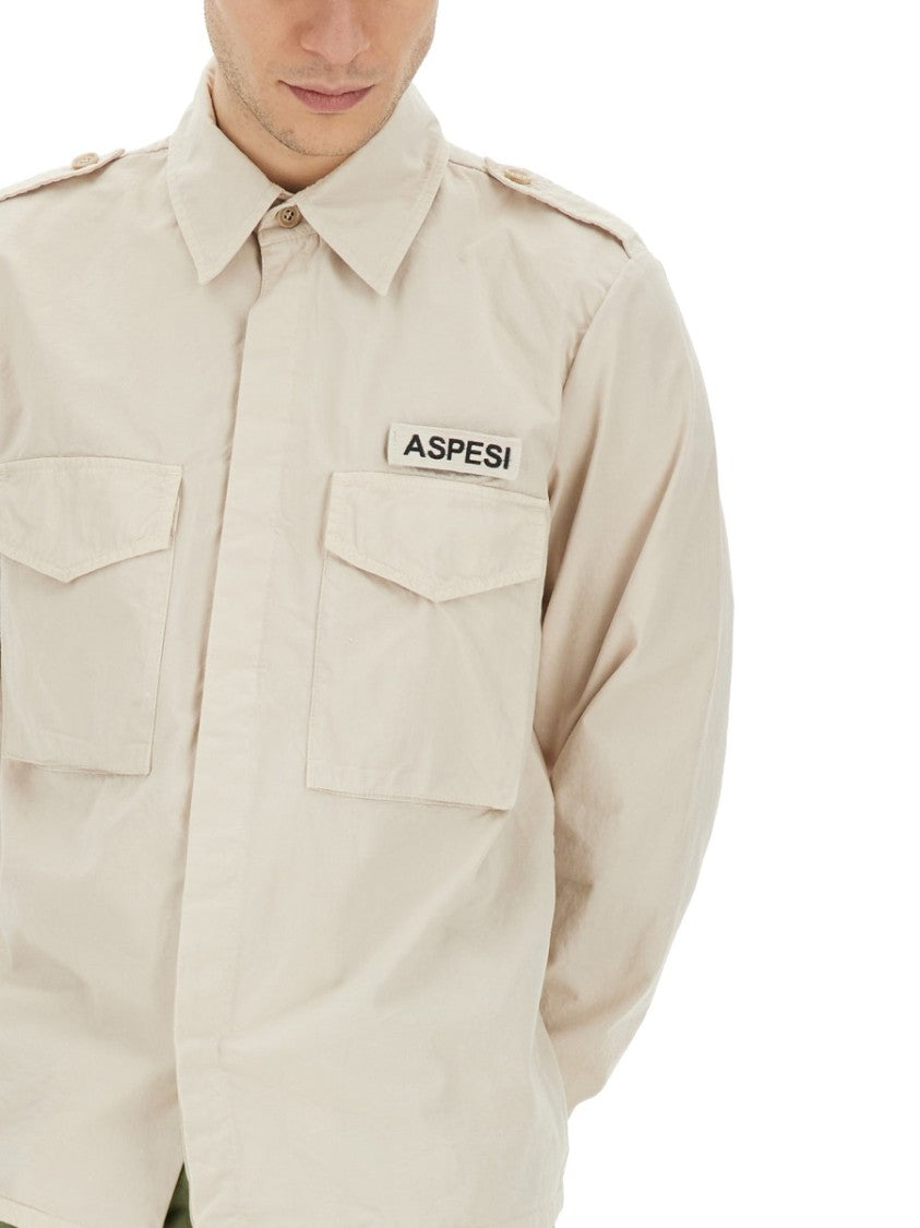 Aspesi Military-Inspired Field Shirt