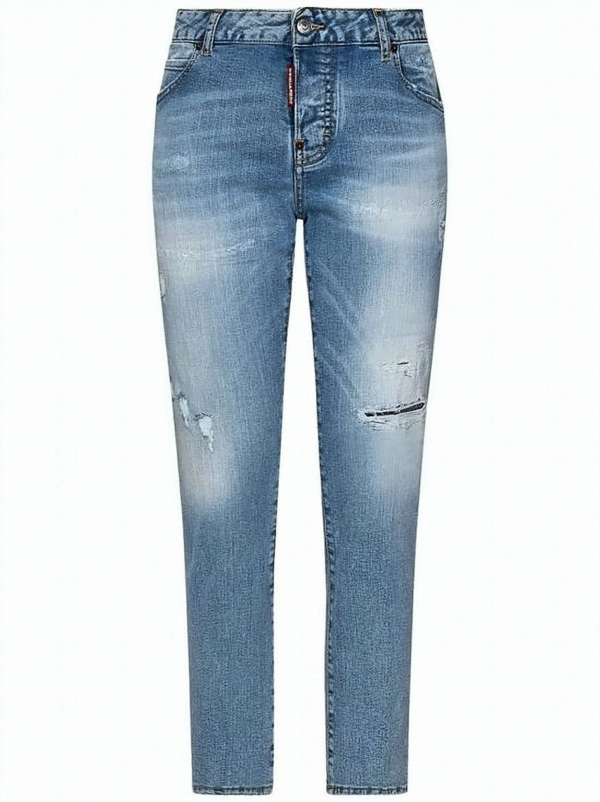 Dsquared2 Slim Fit Distressed Denim Pants