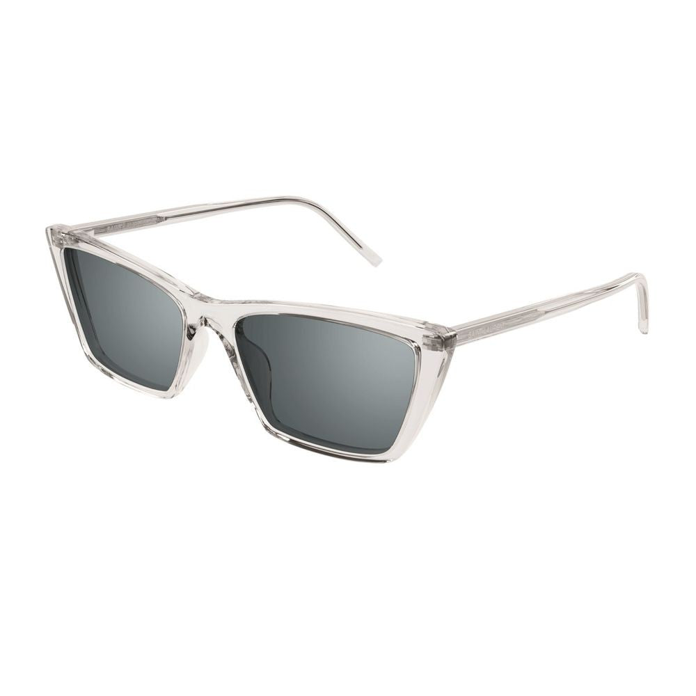 Saint Laurent Sl 737 Mica Thin Linea Sl Logo Refined Cat-Eye Sunglasses