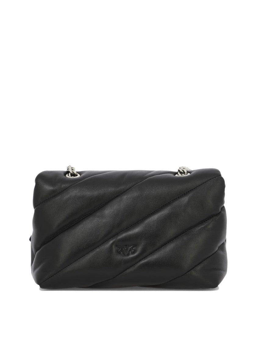Pinko Quilted Leather Crossbody Bag