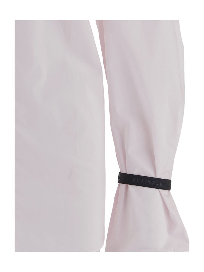 Alainpaul Pink Open Collar Cotton Shirt