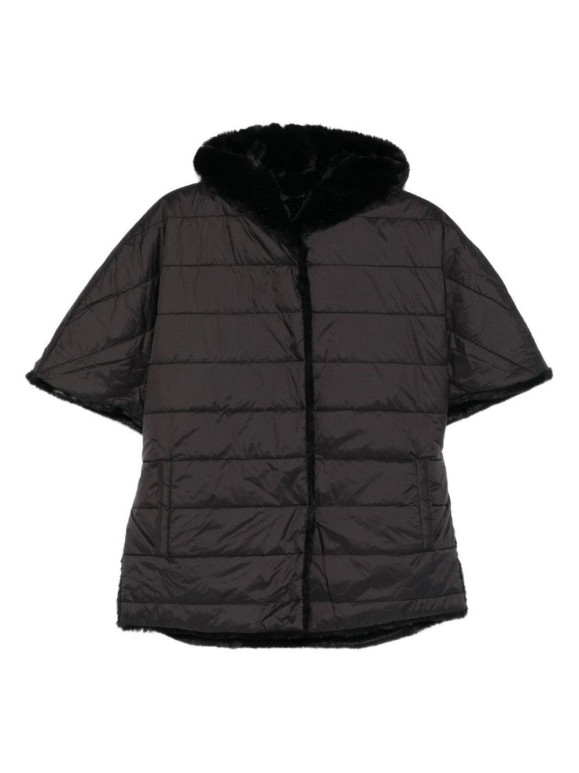 Blugirl Boxy Short-Sleeved Quilted Jacket With Plush Lining