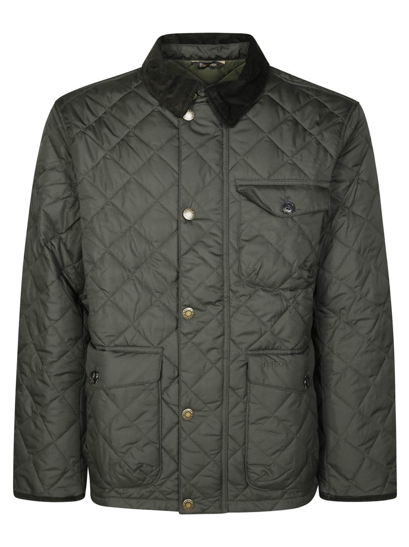 Barbour Diamond-Quilted Casual Jacket With Metallic Accents
