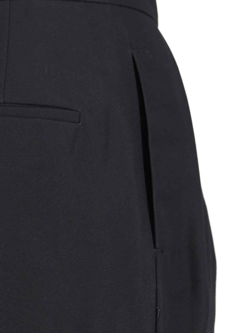 Max Mara "Dede" Straight-Leg Trousers Black