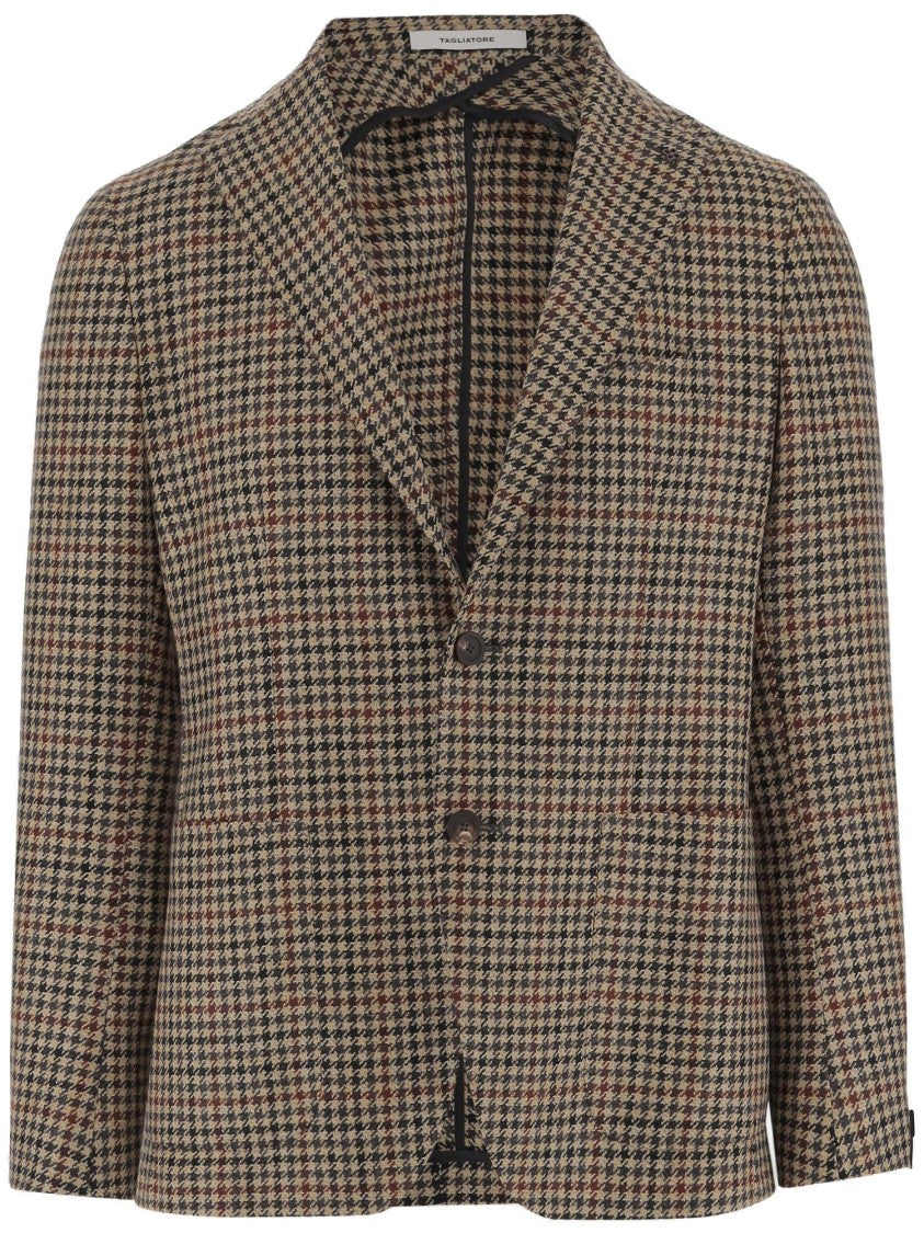 Tagliatore Wool And Cashmere Blend Single-Breasted Jacket