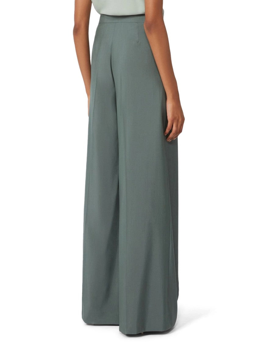 Max Mara Wide-Leg Trousers With Soft Pleats And Structured Waistband