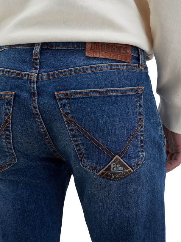 Roy Rogers Slim Fit Light Denim Contrast Stitching