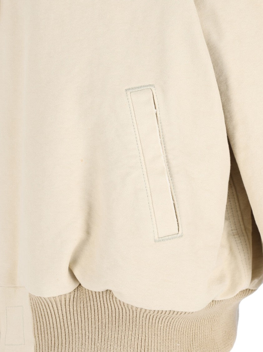 Maison Margiela Four Stitches' Zip Jacket – Off-White