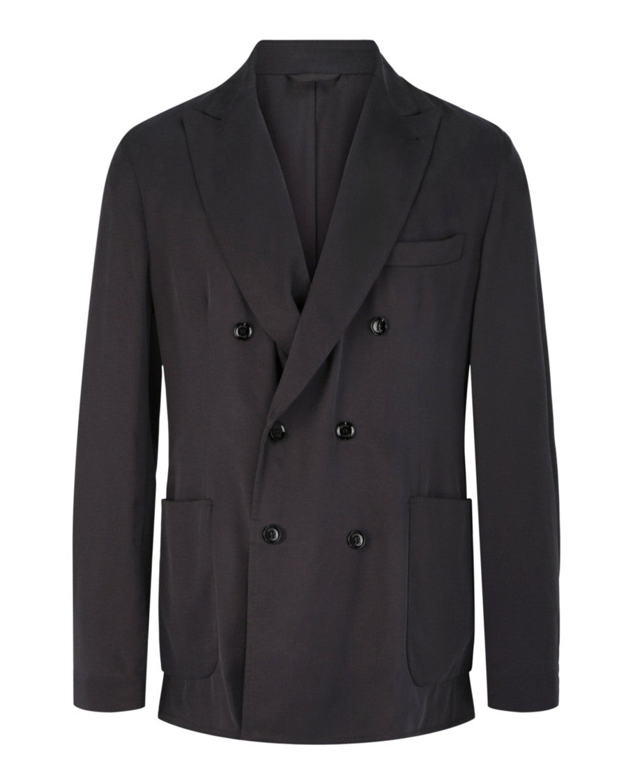 Brioni Deconstructed Double-Breasted Blazer