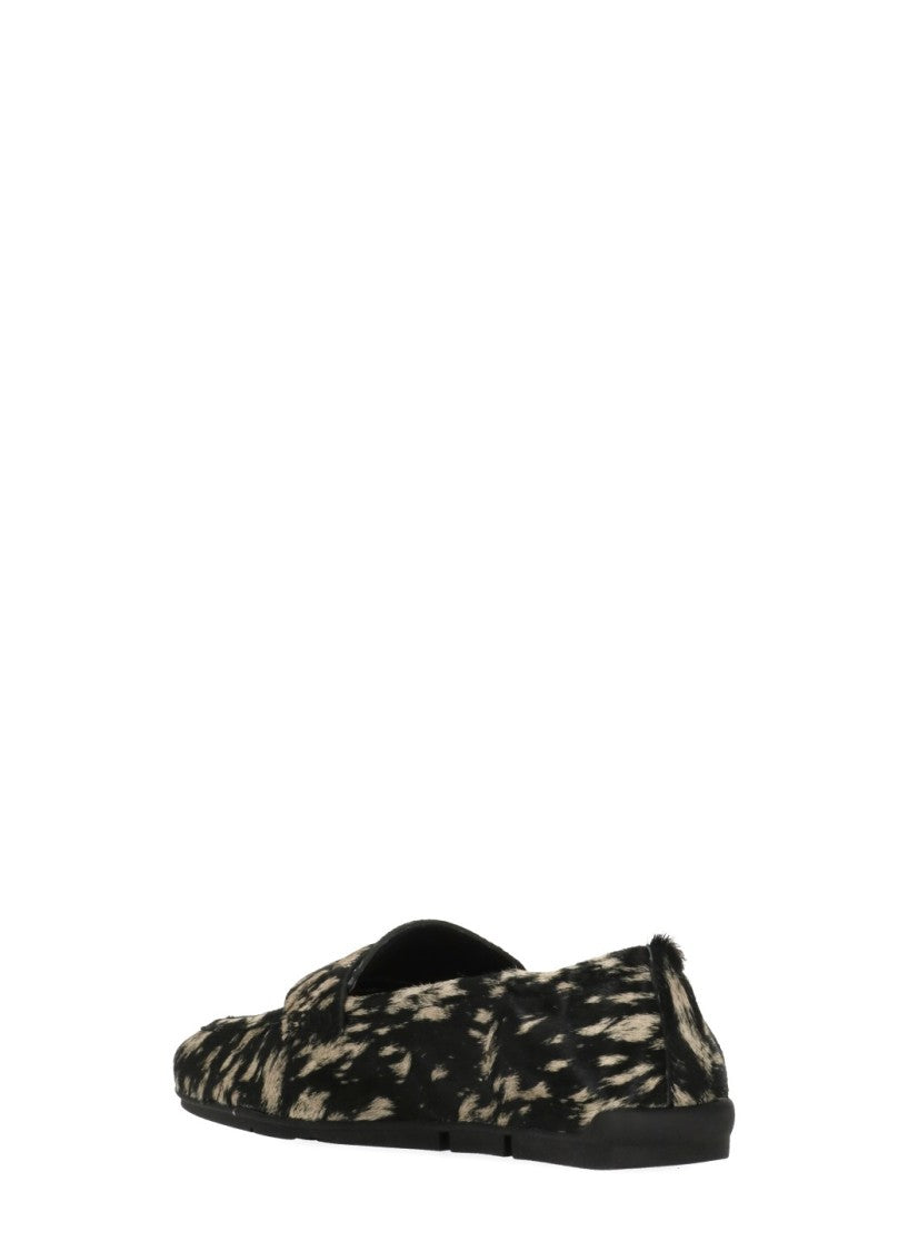 Ash Black Barkley Calf Hair Loafers