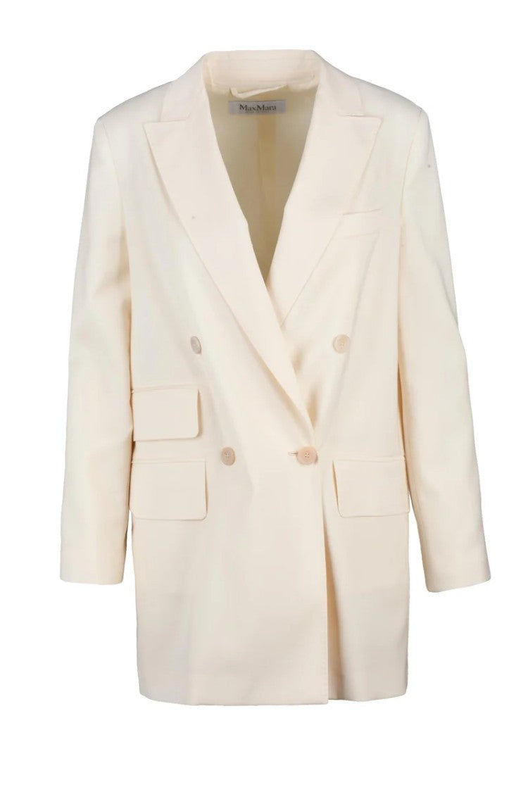Max Mara Elegia Double-Breasted Jacket - White