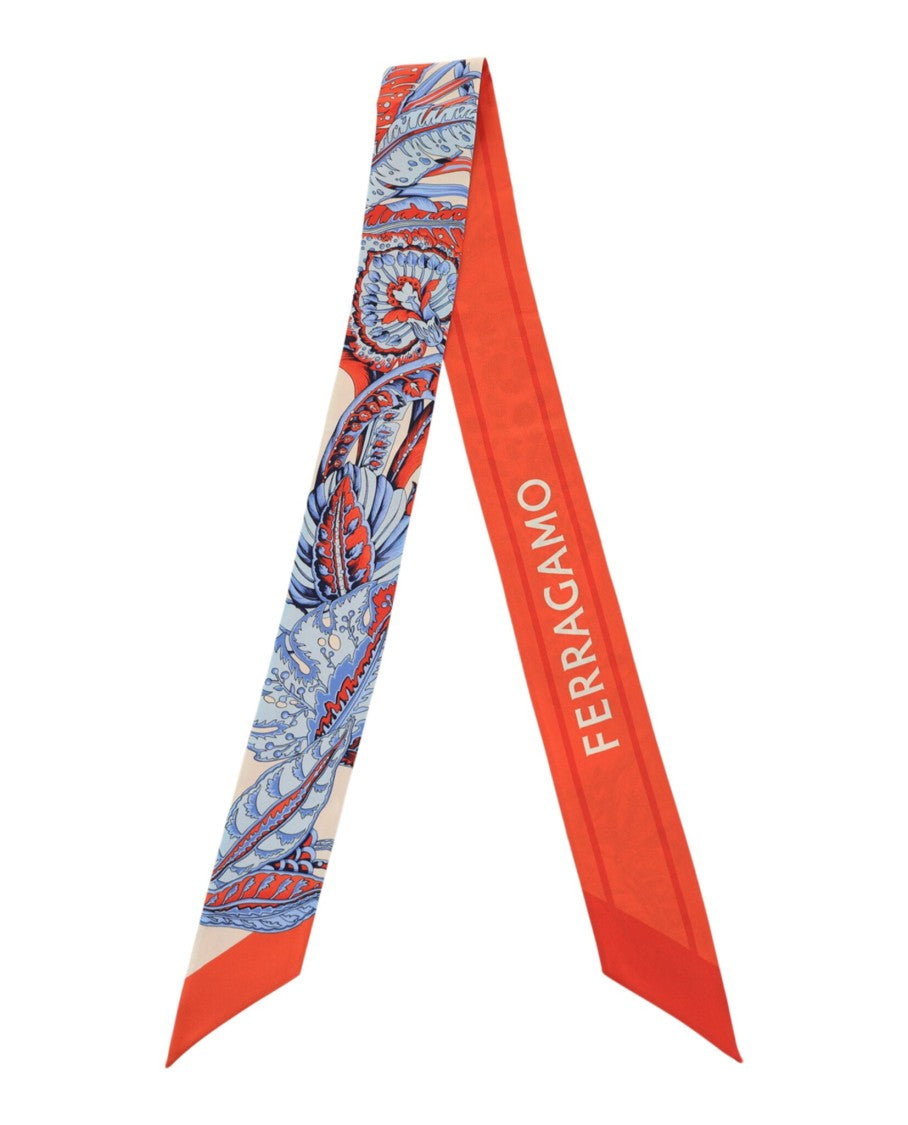 Ferragamo Togo Print Silk Bandeau