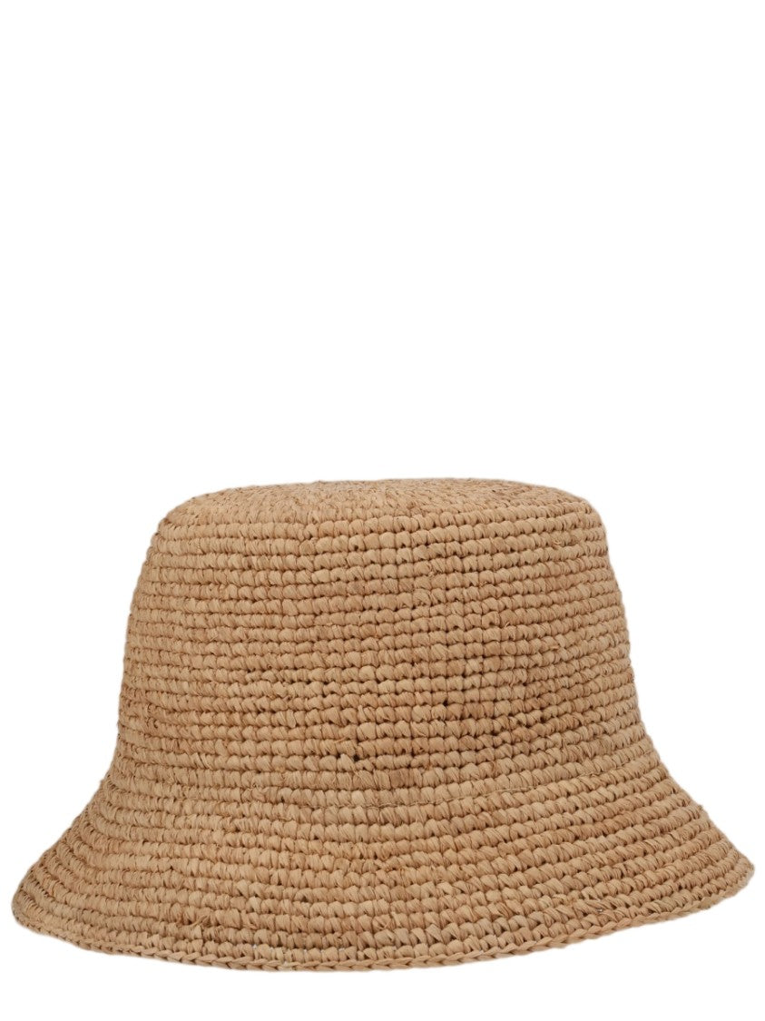 Vivienne Westwood Natural Woven Raffia Bucket Hat