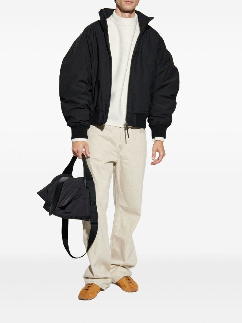 Jacquemus Voluminous Black Bomber Jacket