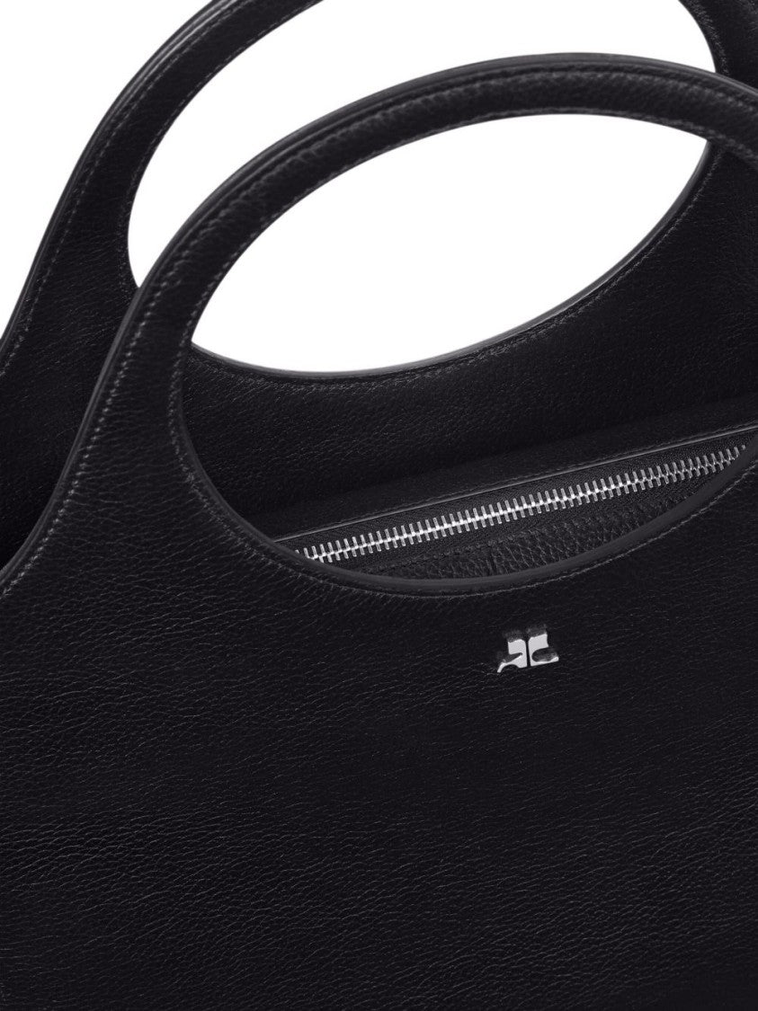 Courrèges Circular Top Handle Bag