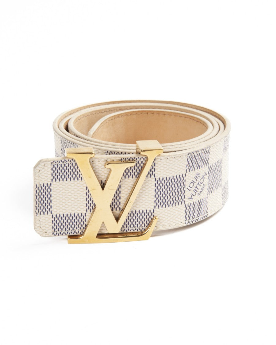 Louis Vuitton Damier Azure Initials Belt