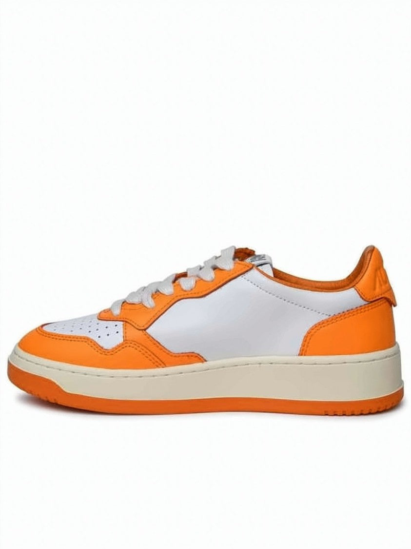 Autry Low-Top Sneakers With Smooth Leather Upper And Perforated Details