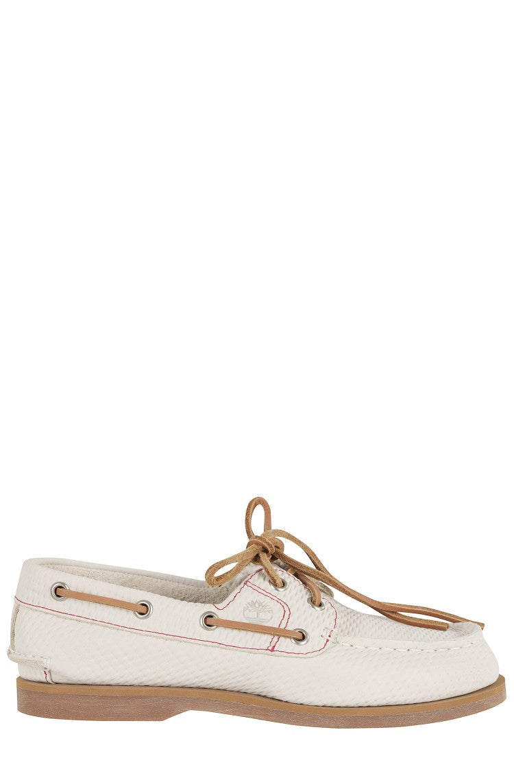 Timberland Light Beige Boat Shoe Classic Leather Loafers