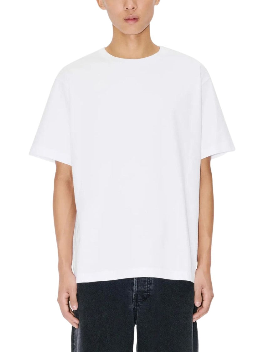 Kenzo White Abstract Floral Graphic Silk T-Shirt
