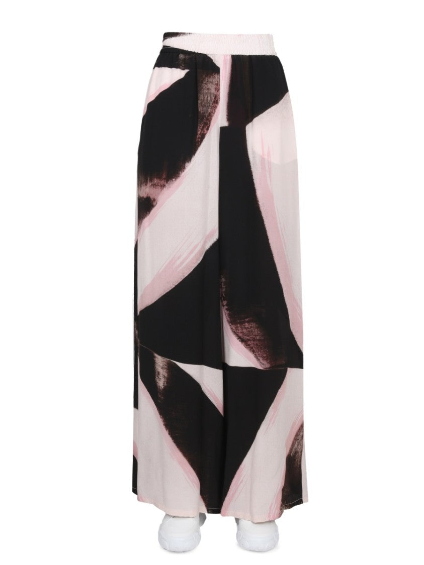 Alexander Mcqueen Brushstroke Graphic Pants