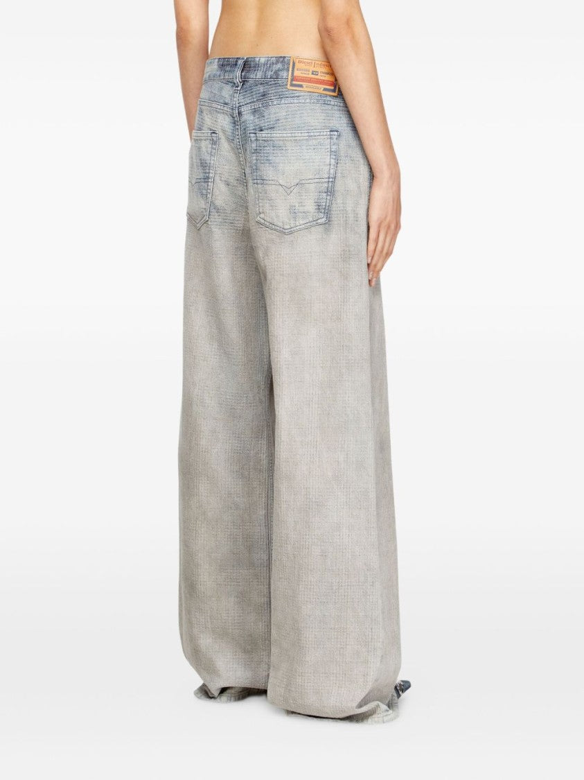 Diesel Light Blue Prince Of Wales Jeans