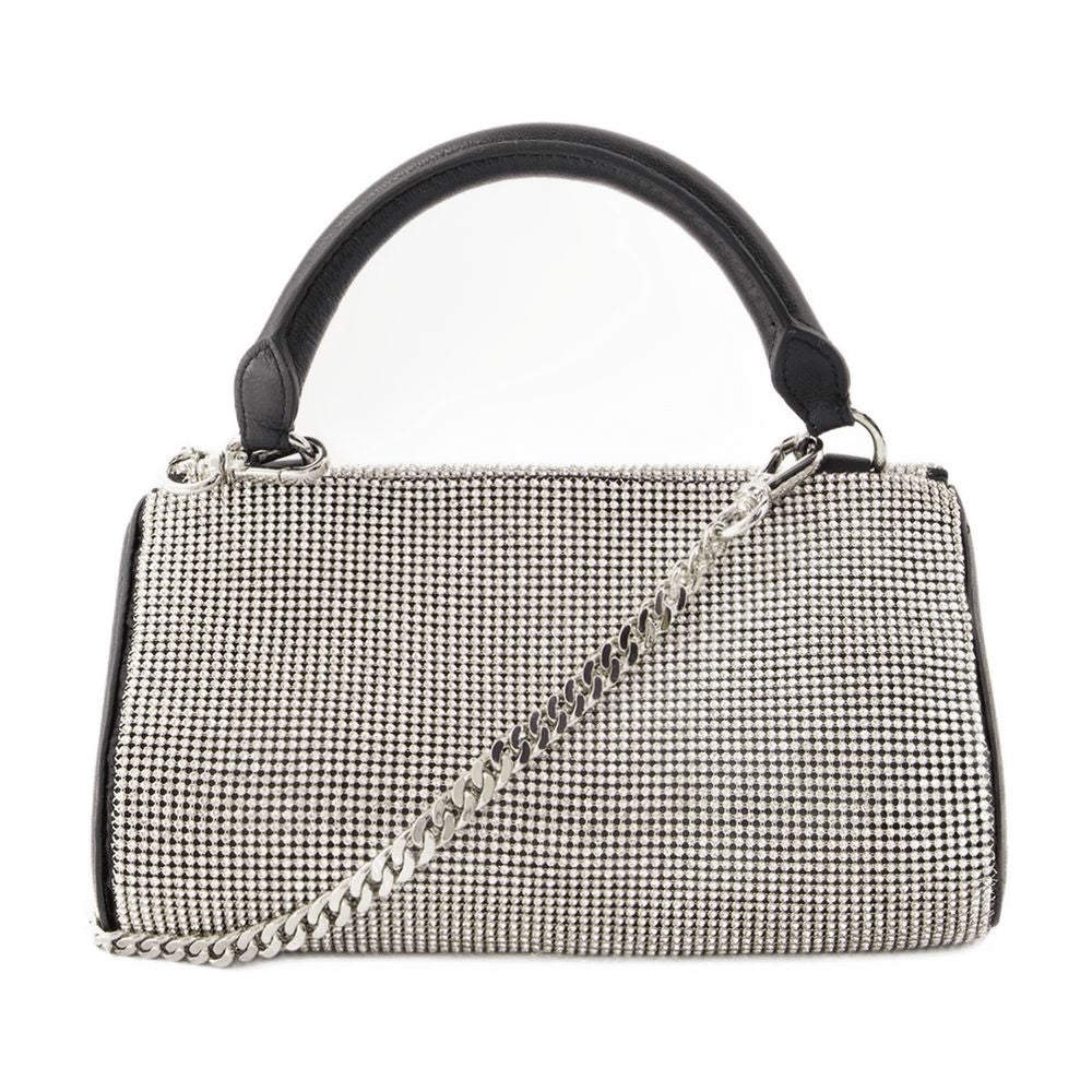 Kara Crush Satchel Bag - Mesh - White