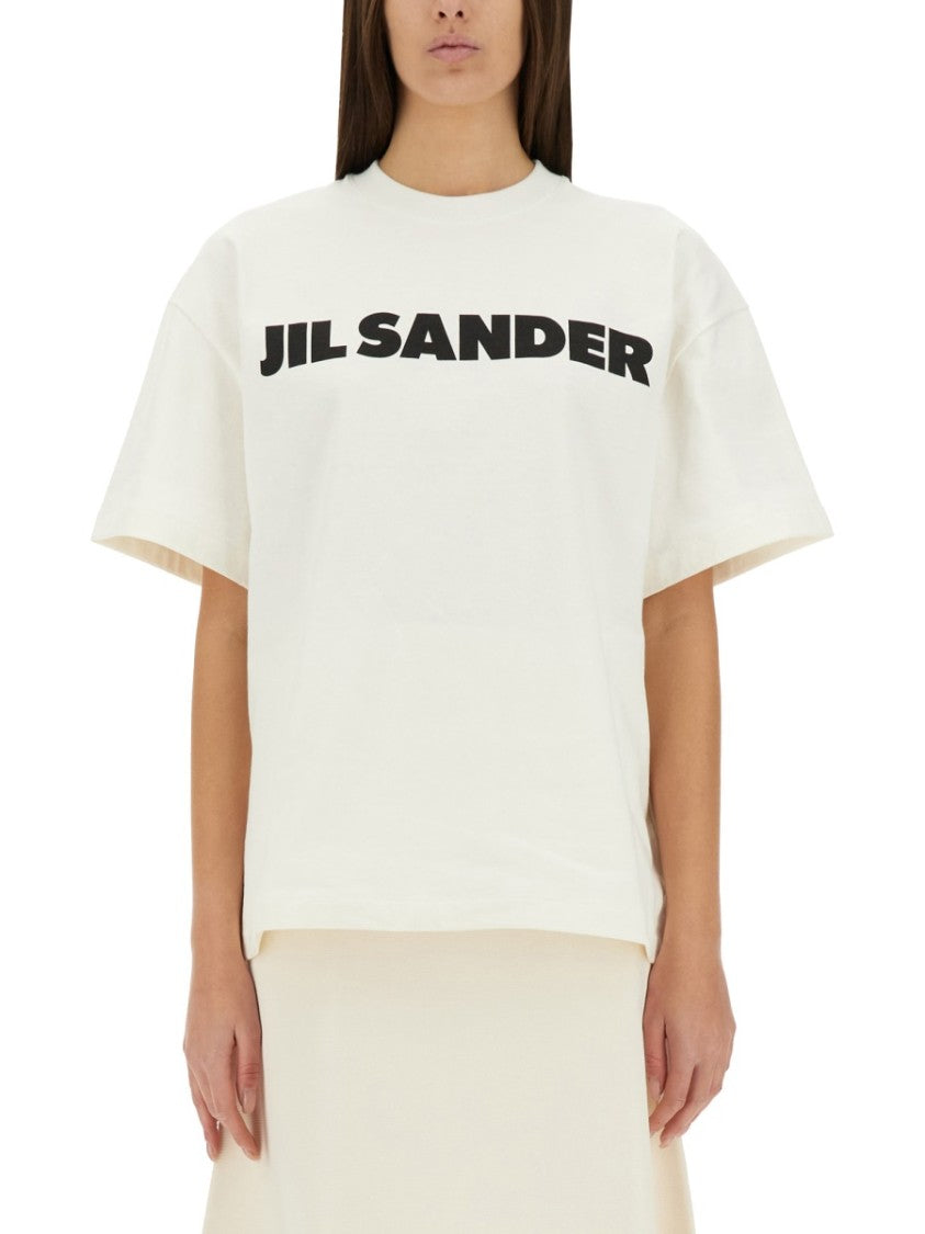 Jil Sander Relaxed-Fit Cotton T-Shirt With Bold Logo