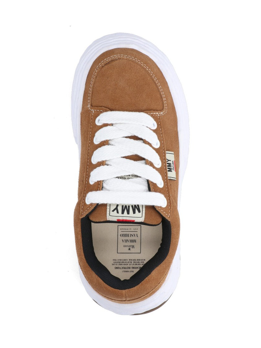 Maison Mihara Yasuhiro Brown Calf Leather Low-Top Sneakers