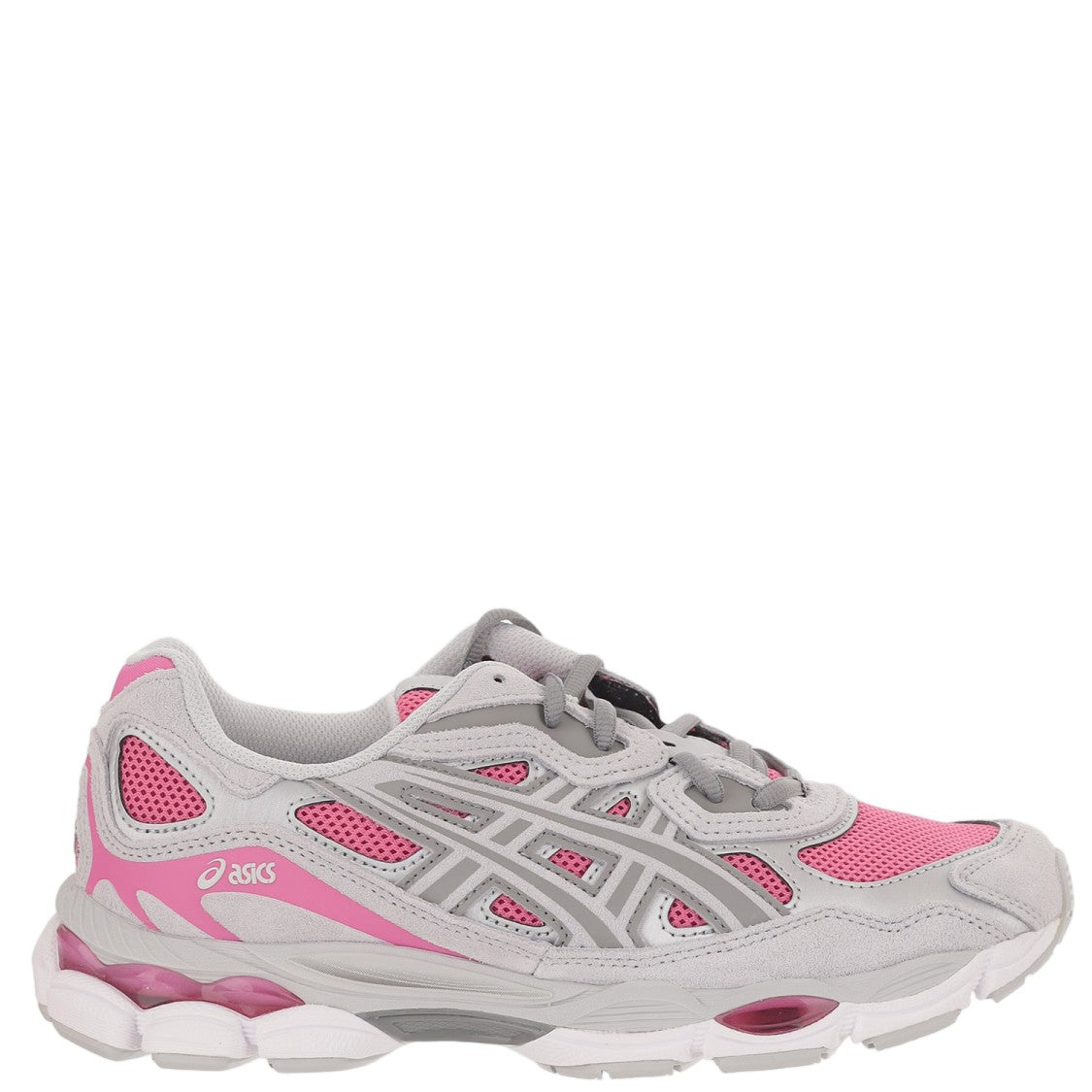 Asics Gel-Design Sneakers With Leather-Mesh Composition And Cushioning Inserts