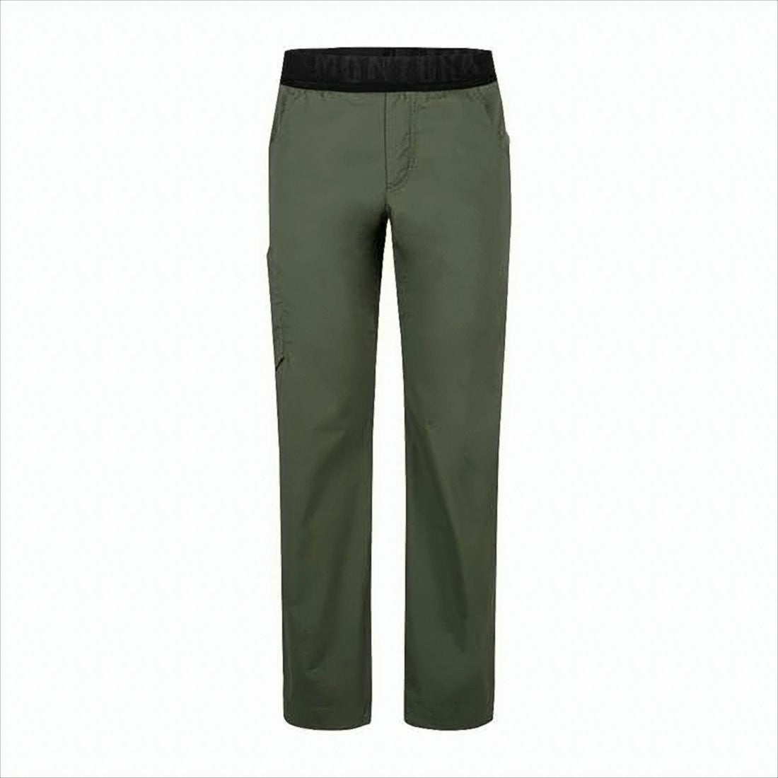 Montura Streamlined Olive Green Straight Pants