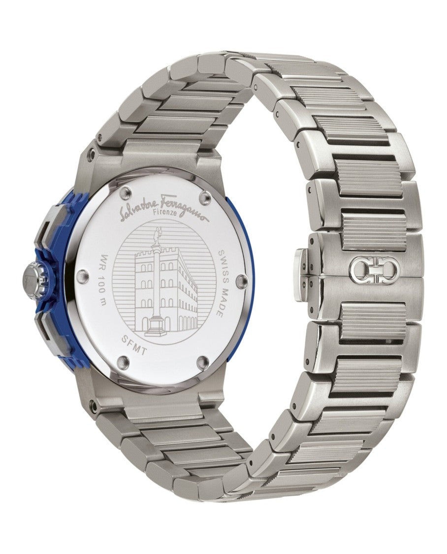 Ferragamo F-80 Titanium Tech Bracelet Watch