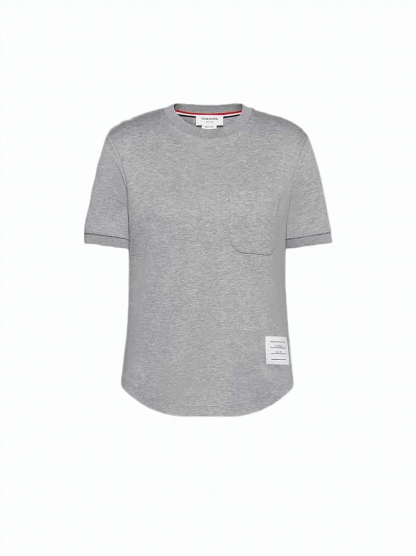 Thom Browne Cotton Milano Pocket T-Shirt With Relaxed Fit
