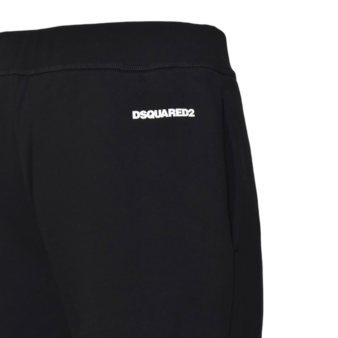 Dsquared2 Straight-Leg Black Trousers With Minimalist Design
