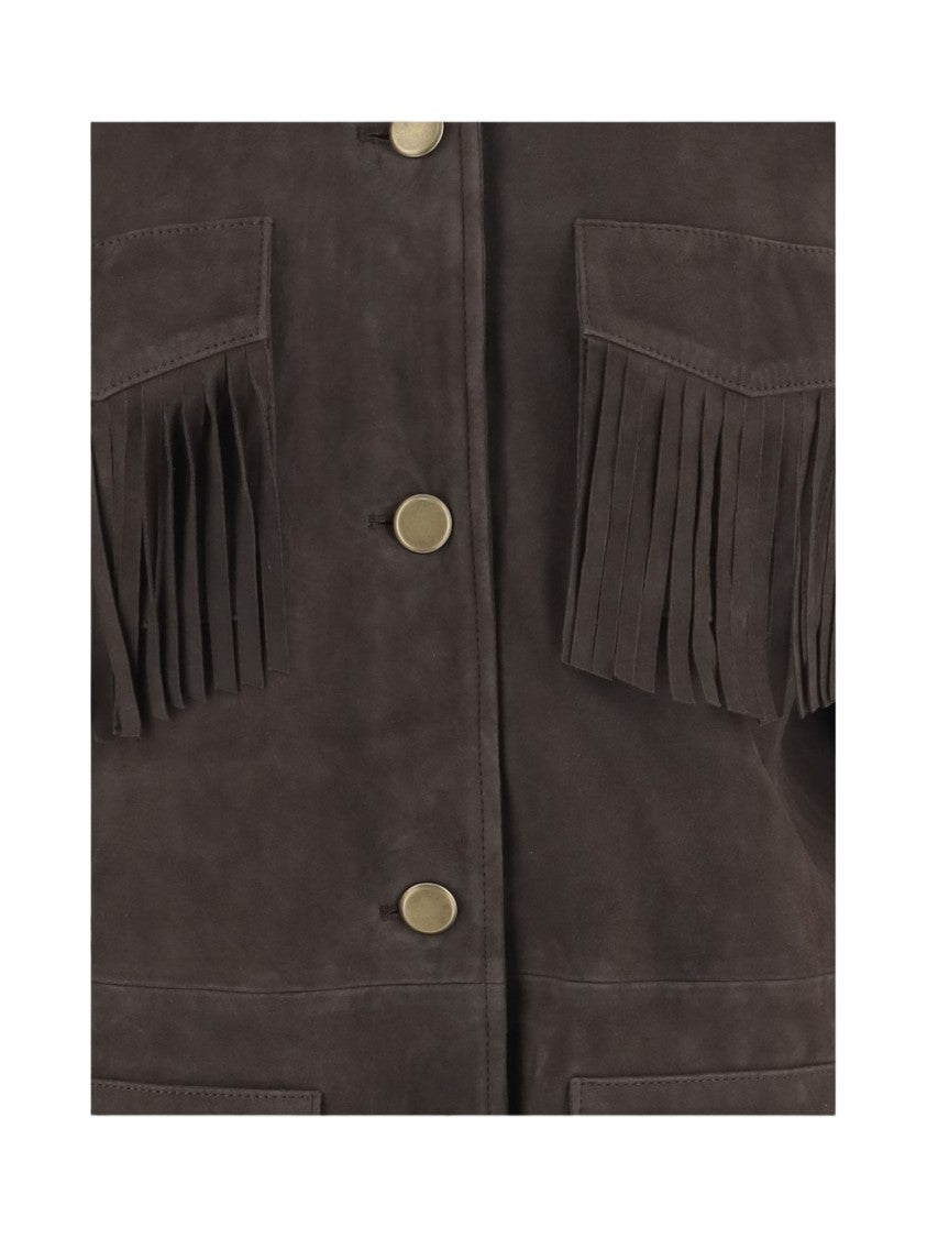 Uncommon Suede Jacket With Fringes