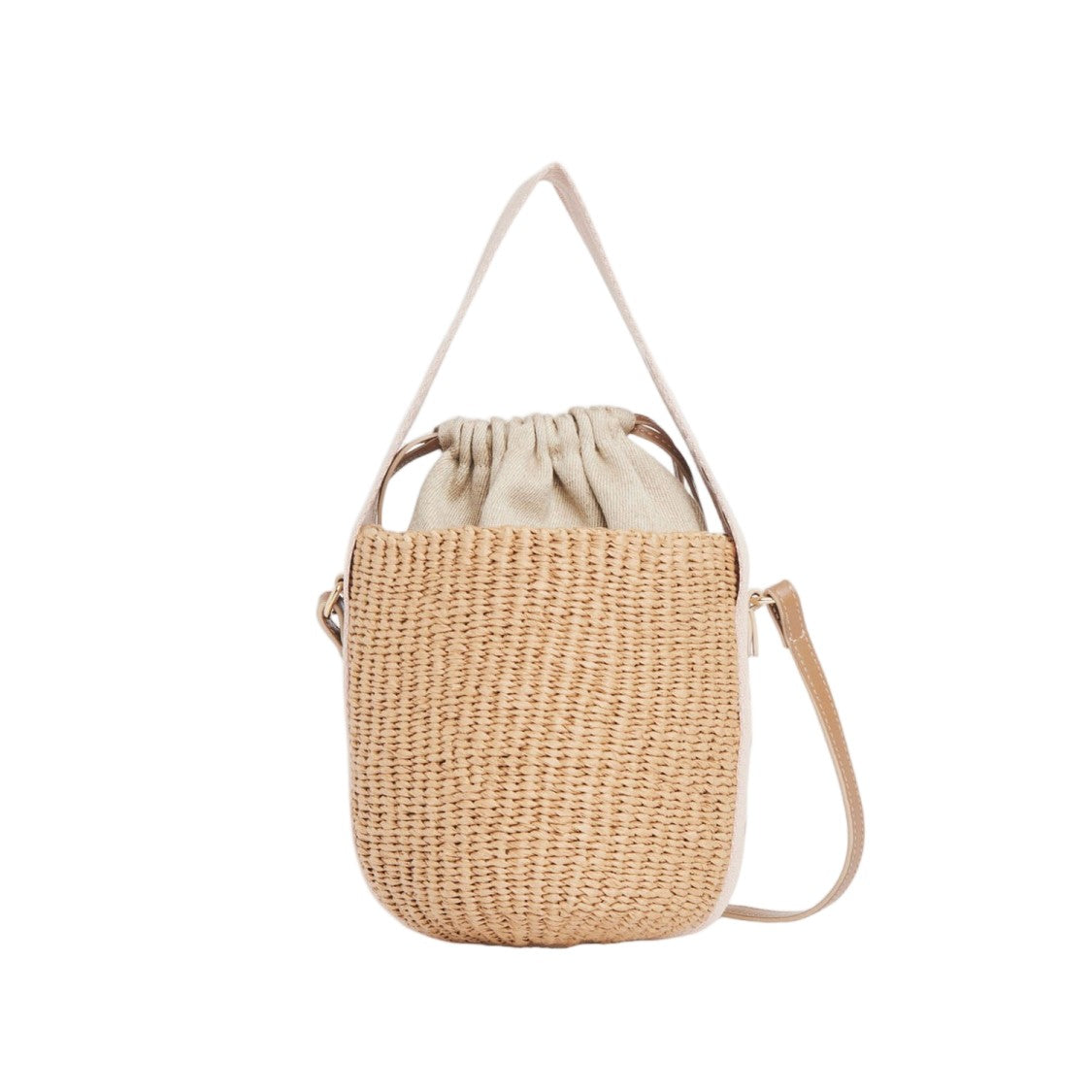 Chloé Woody Rafia Bucket Bag