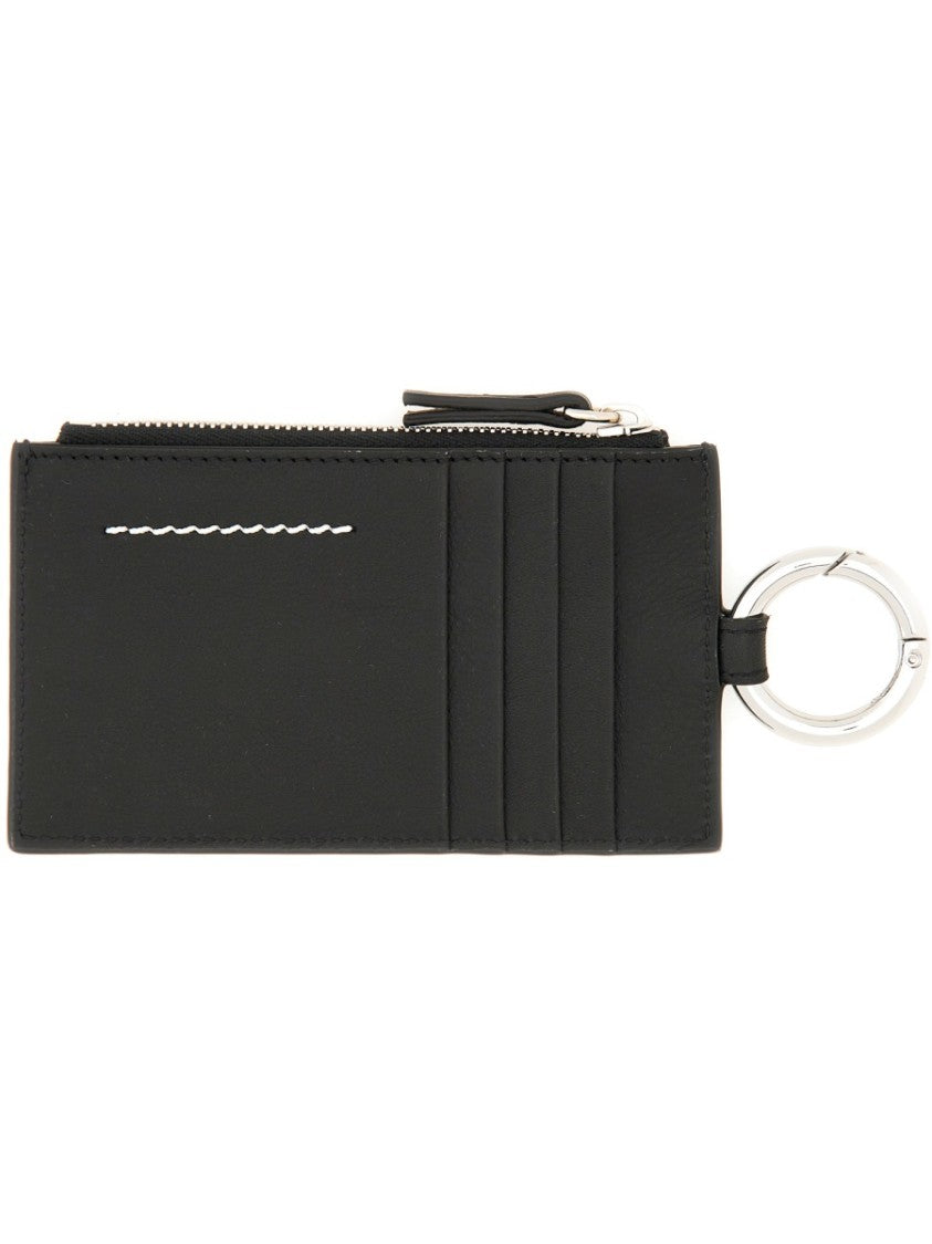 Mm6 By Maison Margiela Zippered Card Holder