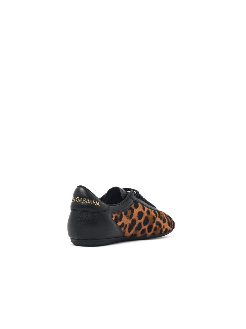 Dolce & Gabbana 'Contemporary' Leopard Pony Leather Sneakers