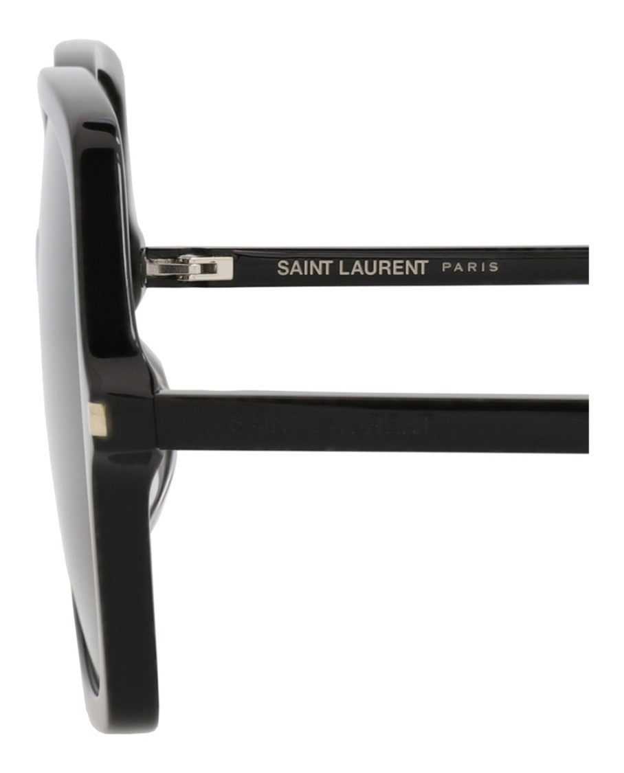 Saint Laurent Square-Frame Recycled Acetate Sunglasses