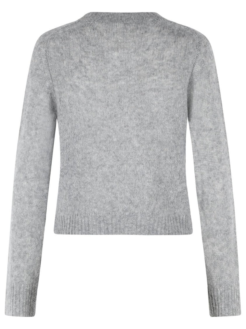 Lisa Yang 'Solene' Grey Cotton And Cashmere Sweater