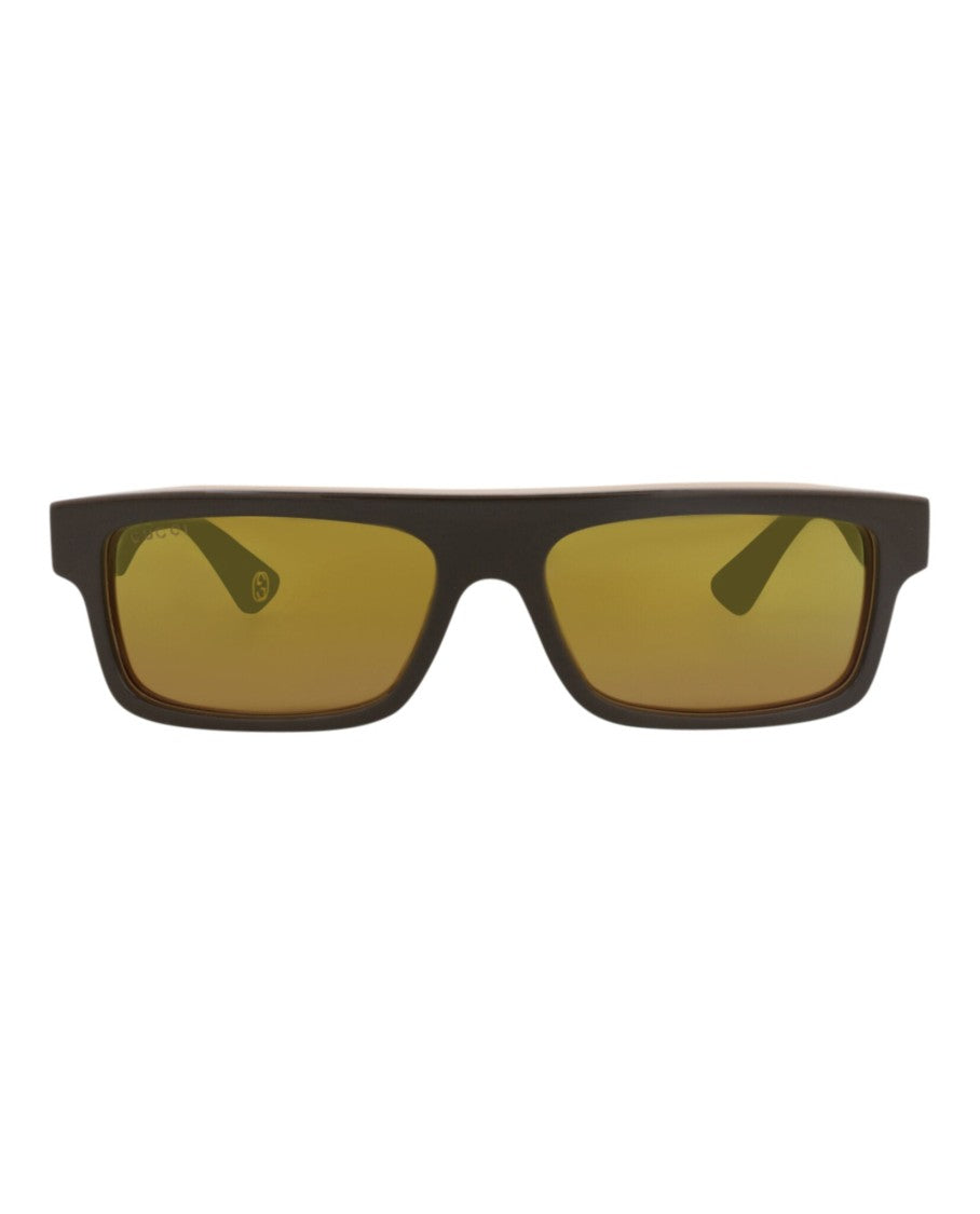 Gucci Square-Frame Recycled Acetate Sunglasses