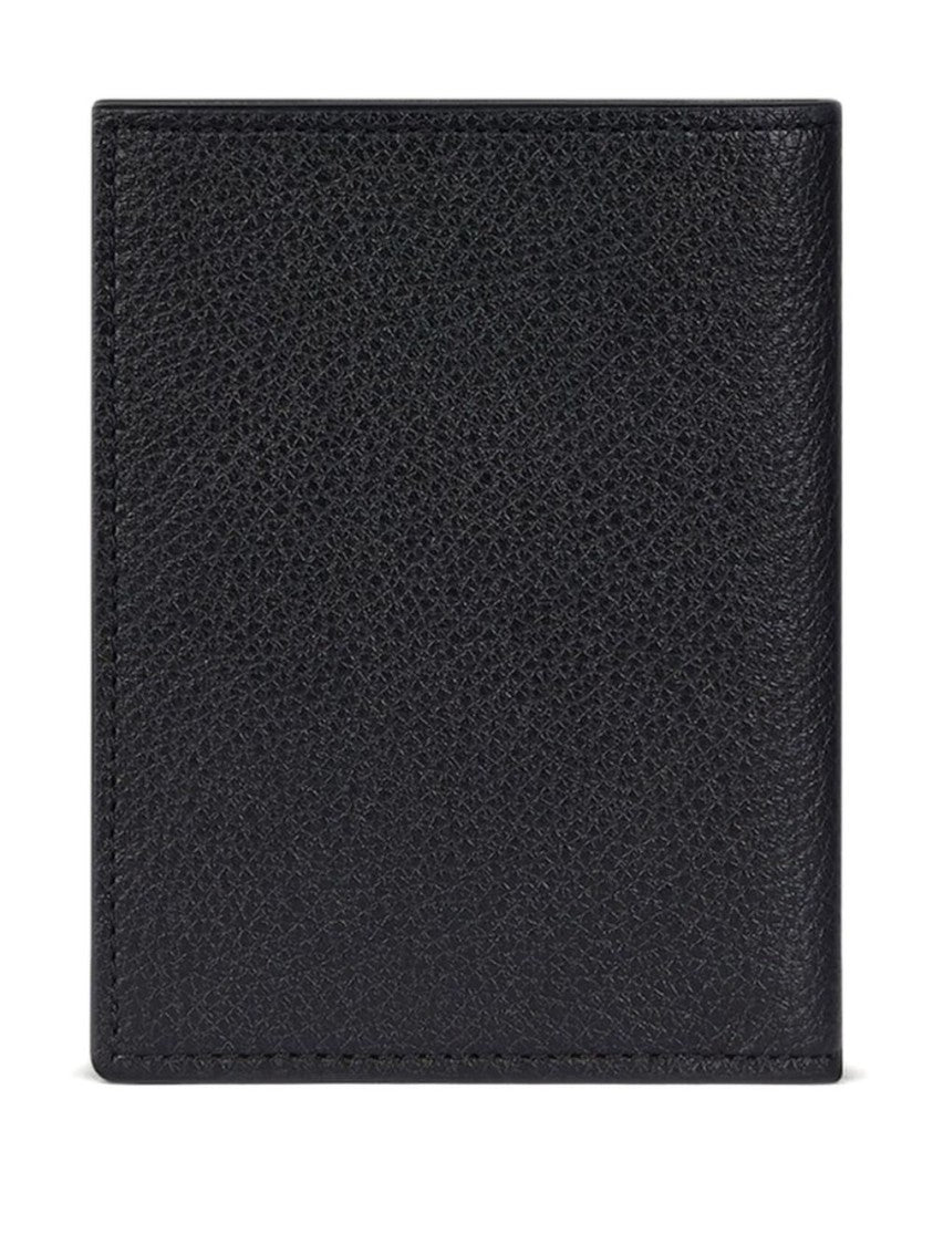 Givenchy Bifold Wallet In Textured Calf Leather