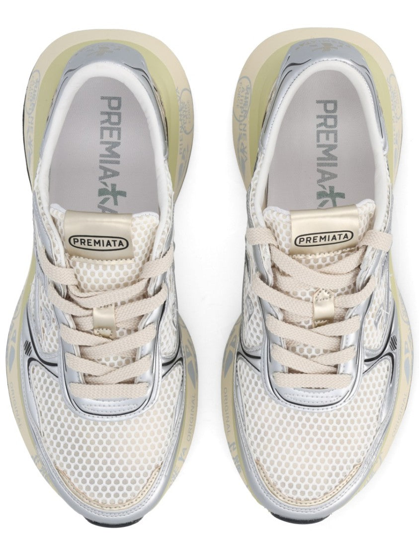 Premiata Lauryn Breathable Mesh Overlay Sneakers